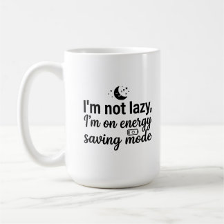 Tasse Classique 15 oz - Citation Mode Énergie Laxi