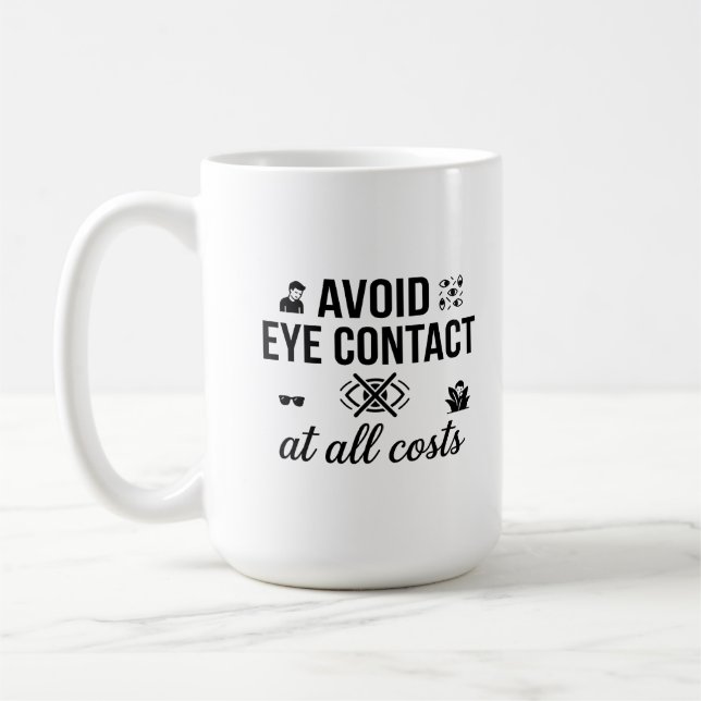 Tasse Classique 15 oz - Coût du Thé d'Évitement de (Gauche)