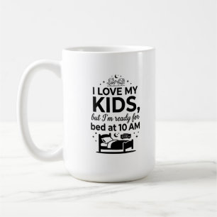 Tasse Classique 15 oz - Prête pour le Café Maman A