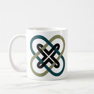Tasse classique à X entrelacés