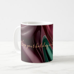 Tasse classique au graphique abstrait élégant