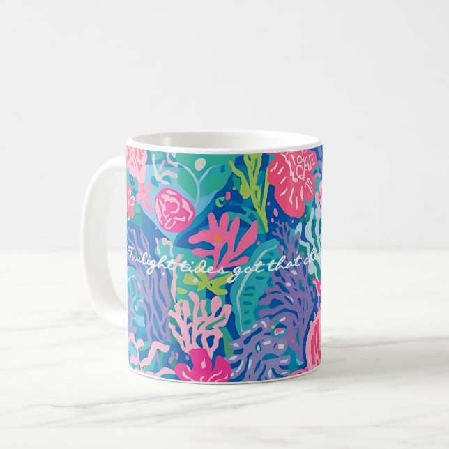 Tasse classique au graphisme élégant (Devant gauche)