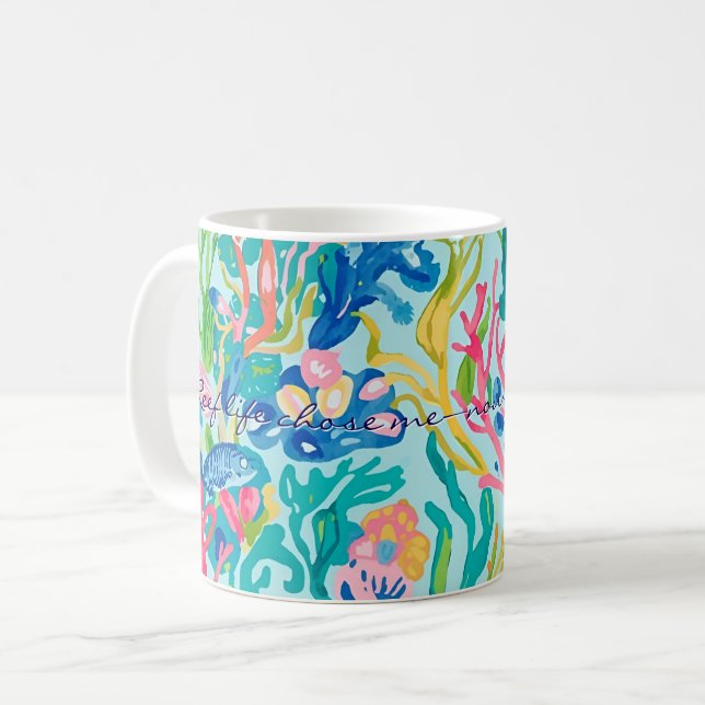 Tasse classique au graphisme élégant (Devant gauche)