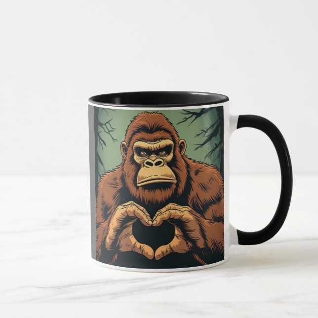 Tasse classique BIGFOOT LOVE, 330 ml (Droite)