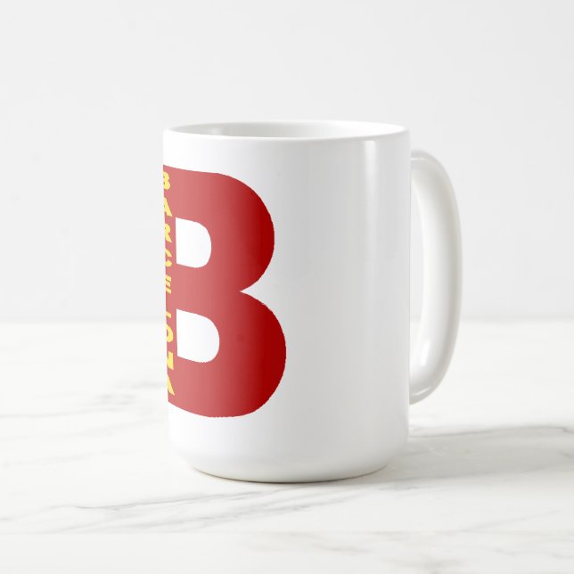 Tasse classique blanche BARCELONA (Devant droit)