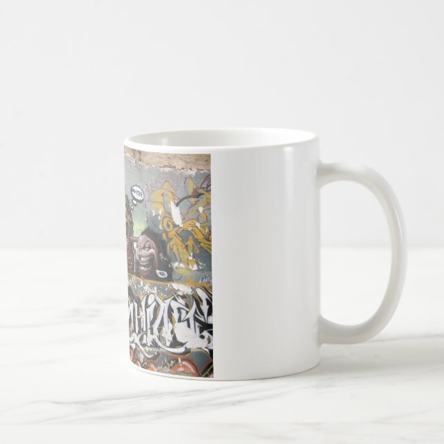 Tasse classique blanche Graffiti (Droite)