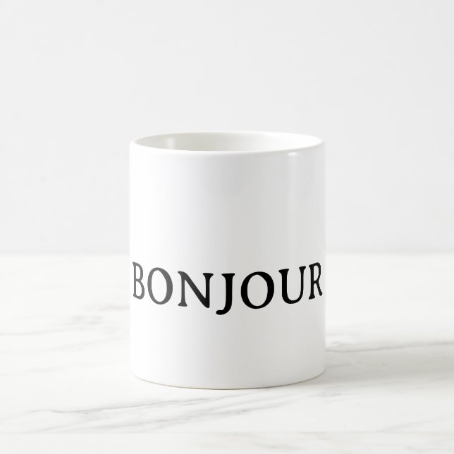 Tasse classique BONJOUR, 330 ml (Centre)