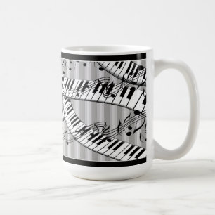 Tasse classique d'amusement de clavier de musique