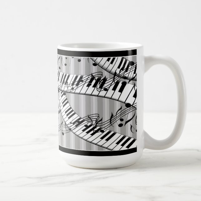Tasse classique d'amusement de clavier de musique (Droite)