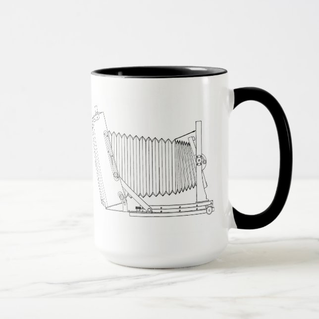 Tasse classique d'appareil-photo de vue (Droite)