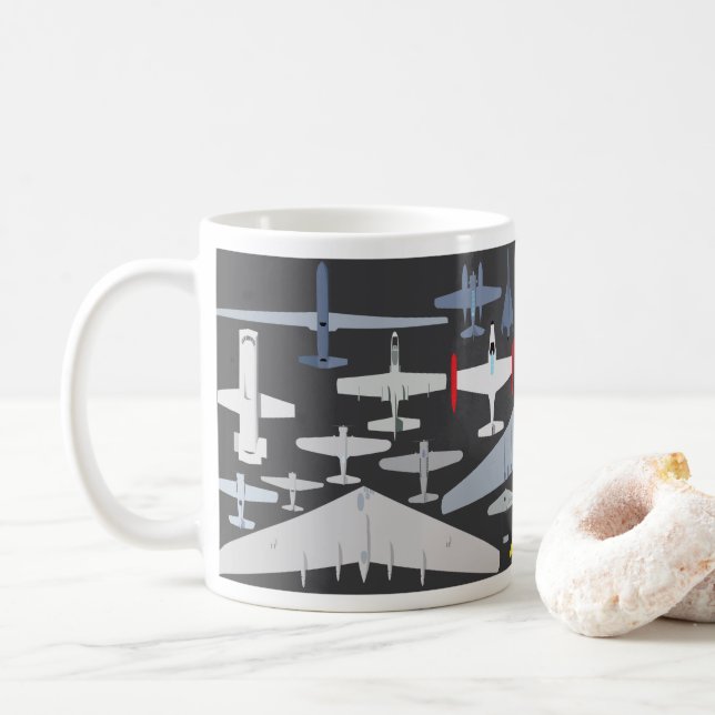 Tasse classique d'avions de Northrop (Avec donut)