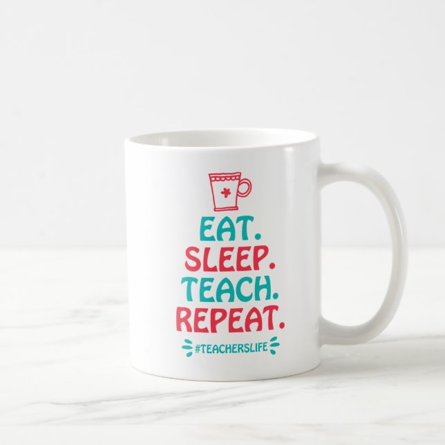 Tasse classique de 330 ml pour la vie d'enseignant (Droite)