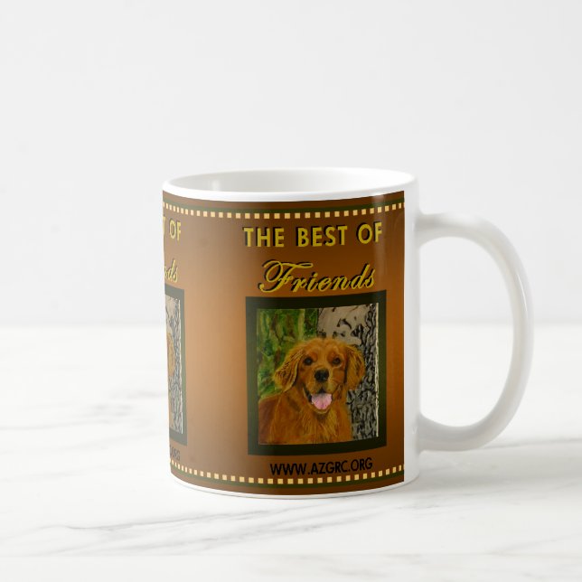 Tasse classique de golden retriever de rouille (Droite)