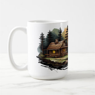 Tasse classique de la série Cabin 15 oz
