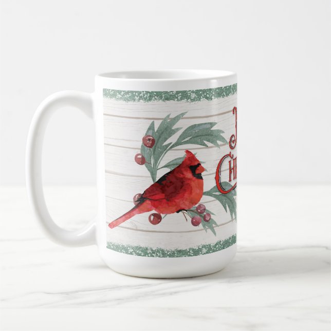 Tasse classique de Noël Cardinal 450 ml (Gauche)