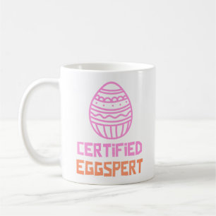 Tasse classique de Pâques Certified Eggspert