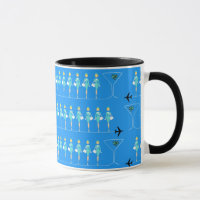 Tasse classique de steward (hôtesse de l'air)