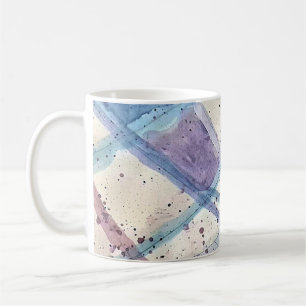 Tasse classique en aquarelle abstraite de gelée d'