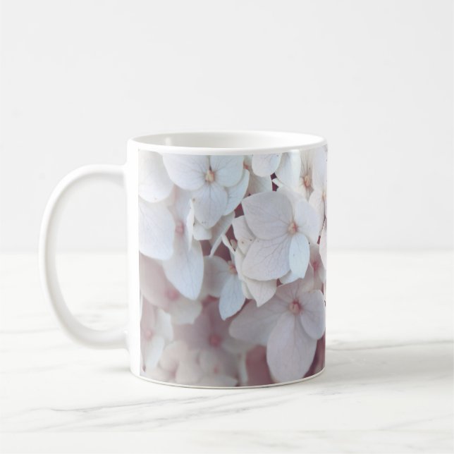 Tasse Classique Fleur de Hydrangea Rose Pâle Botan (Gauche)