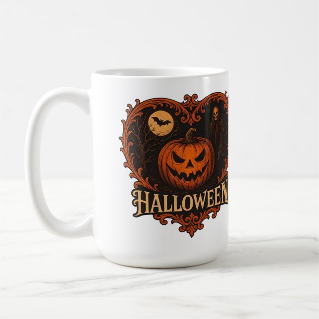 Tasse classique Halloween esthétique effrayant 15  (Gauche)