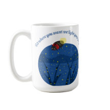 Tasse classique insecte lucioles amoureux de la na