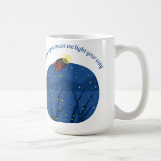 Tasse classique insecte lucioles amoureux de la na