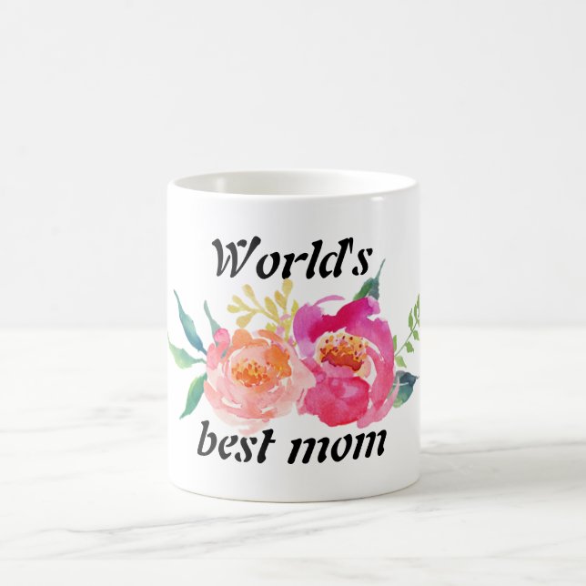 Tasse classique : La meilleure maman des mondes (Centre)