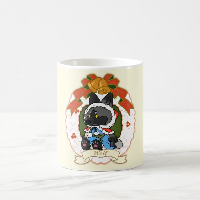 Tasse classique loup, 11 oz (Centre)