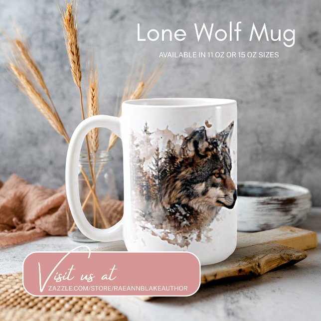Tasse Classique Loup Hypnotisant (Créateur téléchargé)