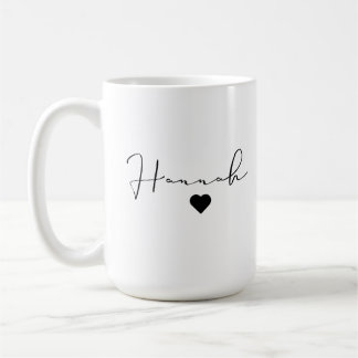 Tasse classique personnalisée, nom personnalisé,.