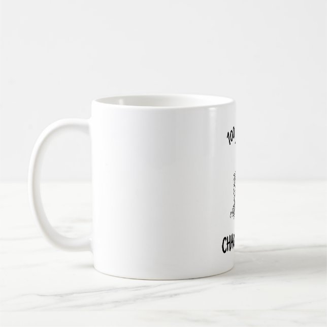 Tasse Classique : Petit Déjeuner Café Chick Joyeus (Gauche)