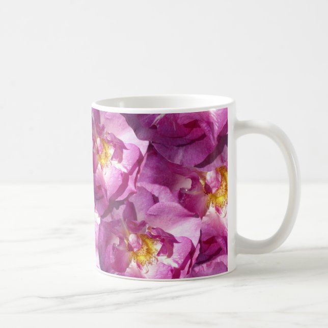 Tasse Classique Photo de Roses Roses (Droite)