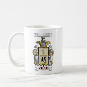 Tasse Classique Zhao Nom de Famille et Blason