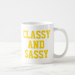Tasse Classy et Sassy   Tasse avec humour rose mig