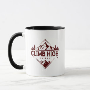Tasse Climber Haute Montagne – Motivation Dessinée