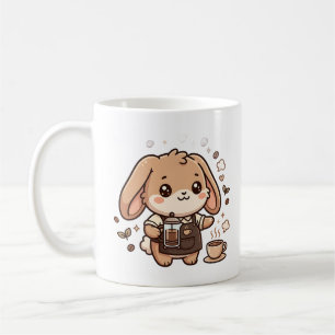 Tasse Clipart Café Barista Lapin Mignon