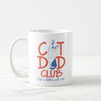 Tasse Club Papa Chat, Cadeau Drôle pour Papa Chat