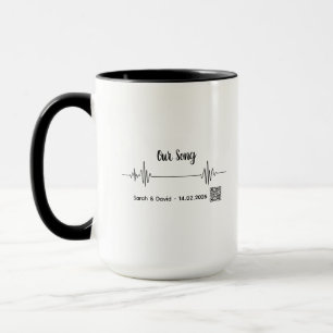 Tasse Code de Chanson de Soundwave Personnalisée-V