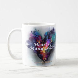 Tasse Cœur de nombreuses couleurs — Corazón Mestiz