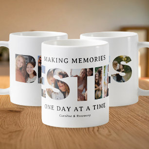 Tasse Collage de Lettres de Meilleures Amies Photo