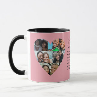 Tasse Collage de Photos de Définition de Sœur