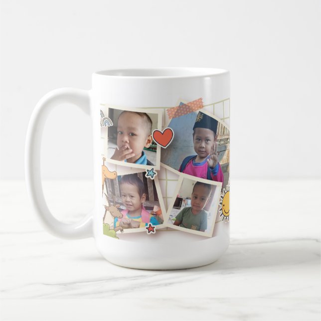 Tasse Collage Photo (Gauche)