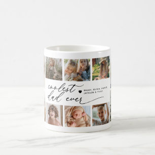 Tasse Collage Photo 10 'Meilleur Papa Du Monde'