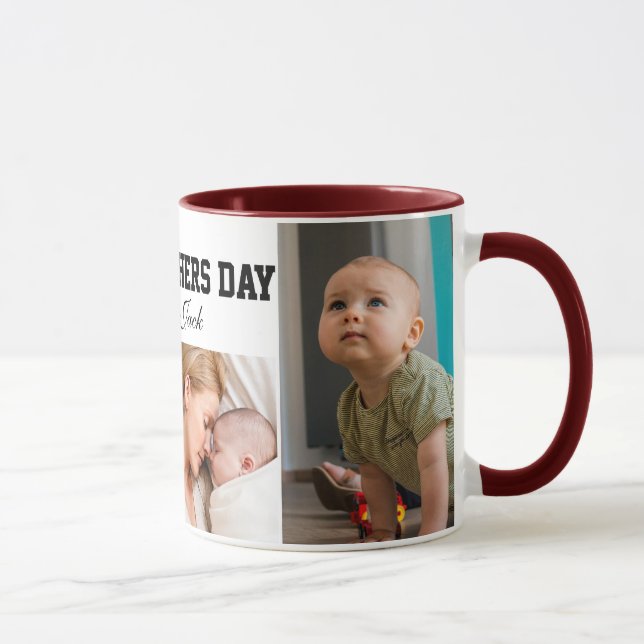 Tasse collage photo mignon pour la première fête d (Droite)