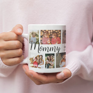 Tasse Collage Photo Personnalisée Maman 12