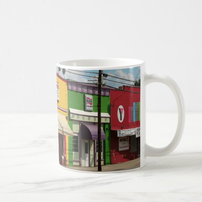 Tasse colorée de bâtiments (Droite)