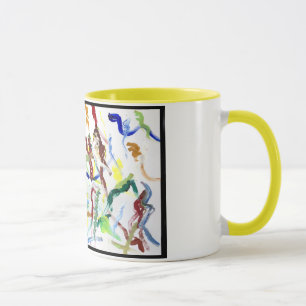 Tasse colorée lumineuse, utilisant des