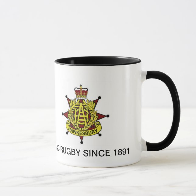 Tasse colorée par rugby de HAC (Droite)
