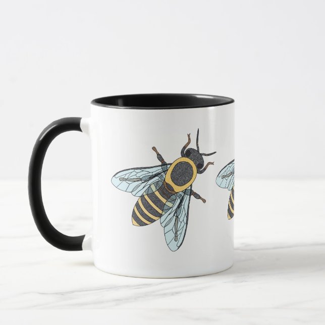 Tasse Combo (11oz) - Abeille à Miel (Gauche)