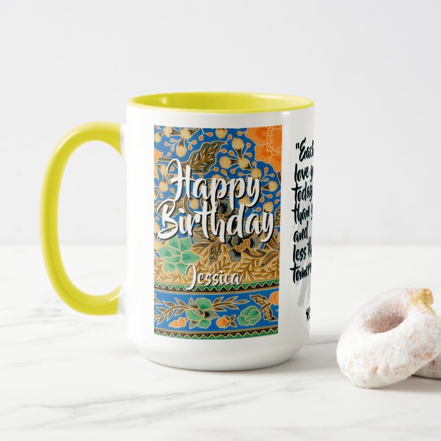 Tasse Combo Batik CM03-01 Gémeaux (Avec donut)